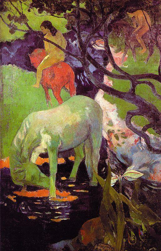 Paul Gauguin The White Horse r china oil painting image